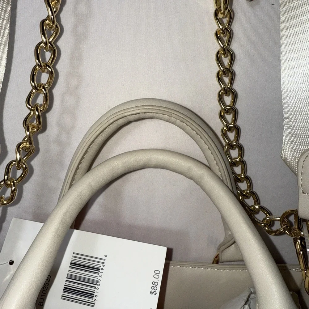 BETSEY JOHNSON Womens‎ NWT Crossbody Satchel Top-Handle Bag/Card Case/Wide Strap